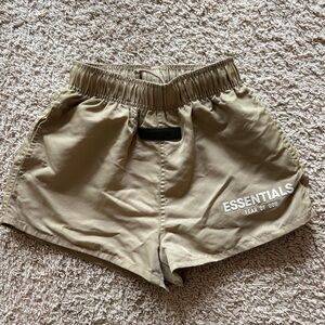 Fear of God Essentials Khaki Athletic Shorts